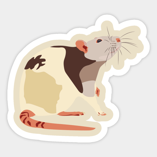 Fancy Rat Sticker by DKrumpp